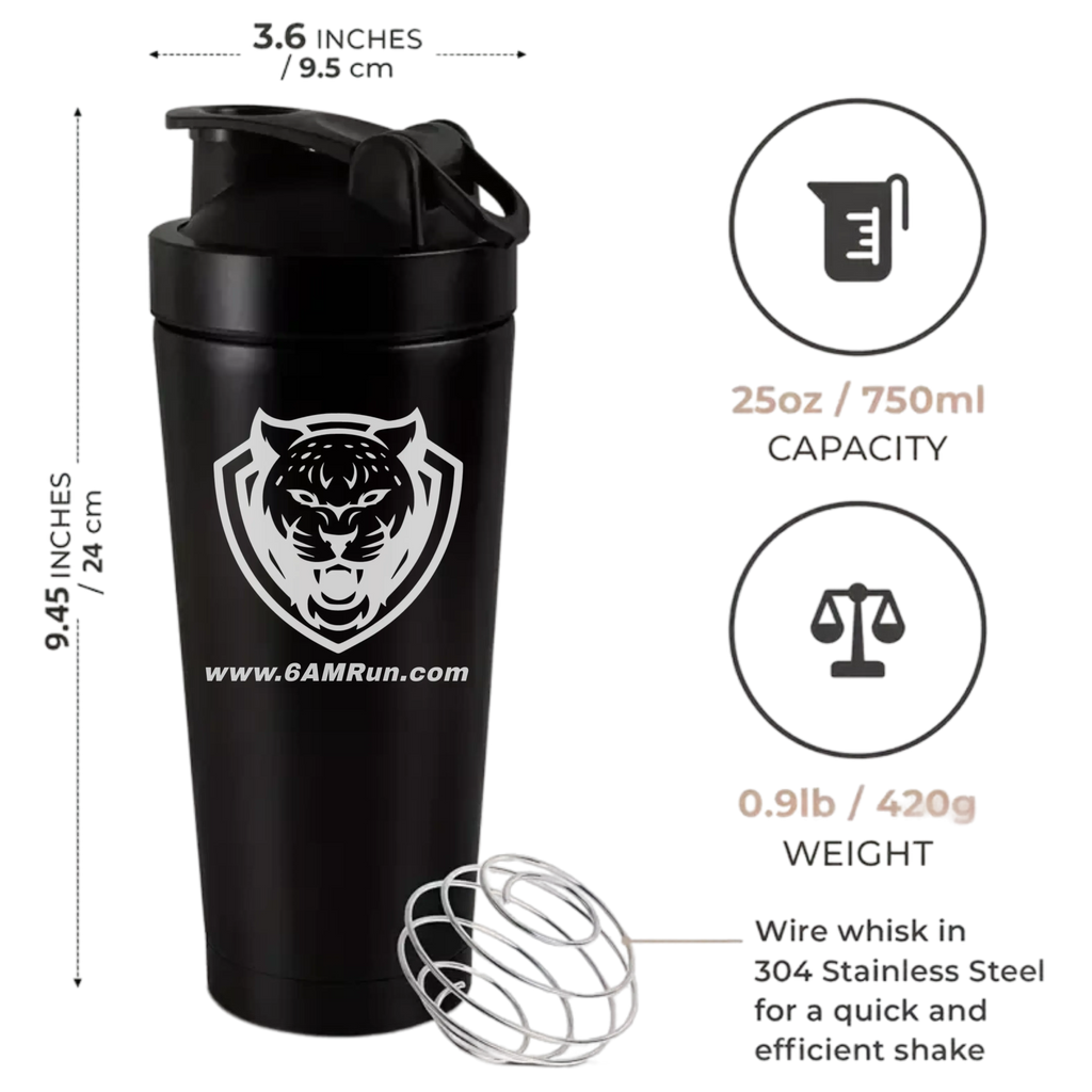 6AM Run Steel Shaker